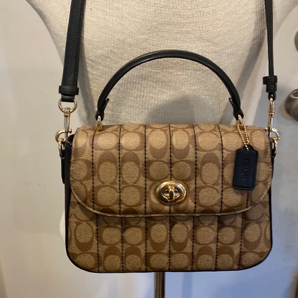 Coach Handbags - Coach Marley pillow signature Canvas Crossbody bag creed#G2157 – C5815
